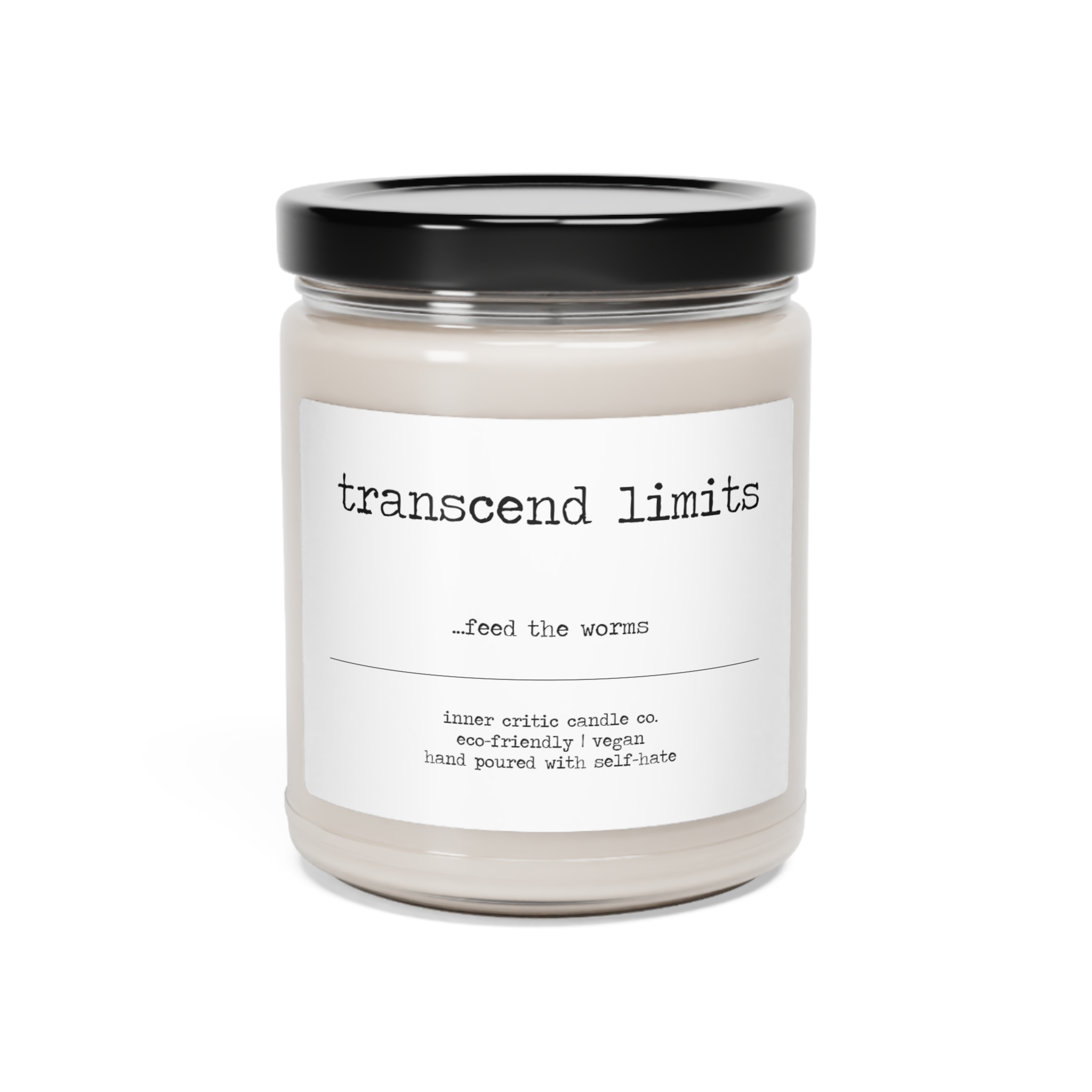 transcend limits feed the worms candle